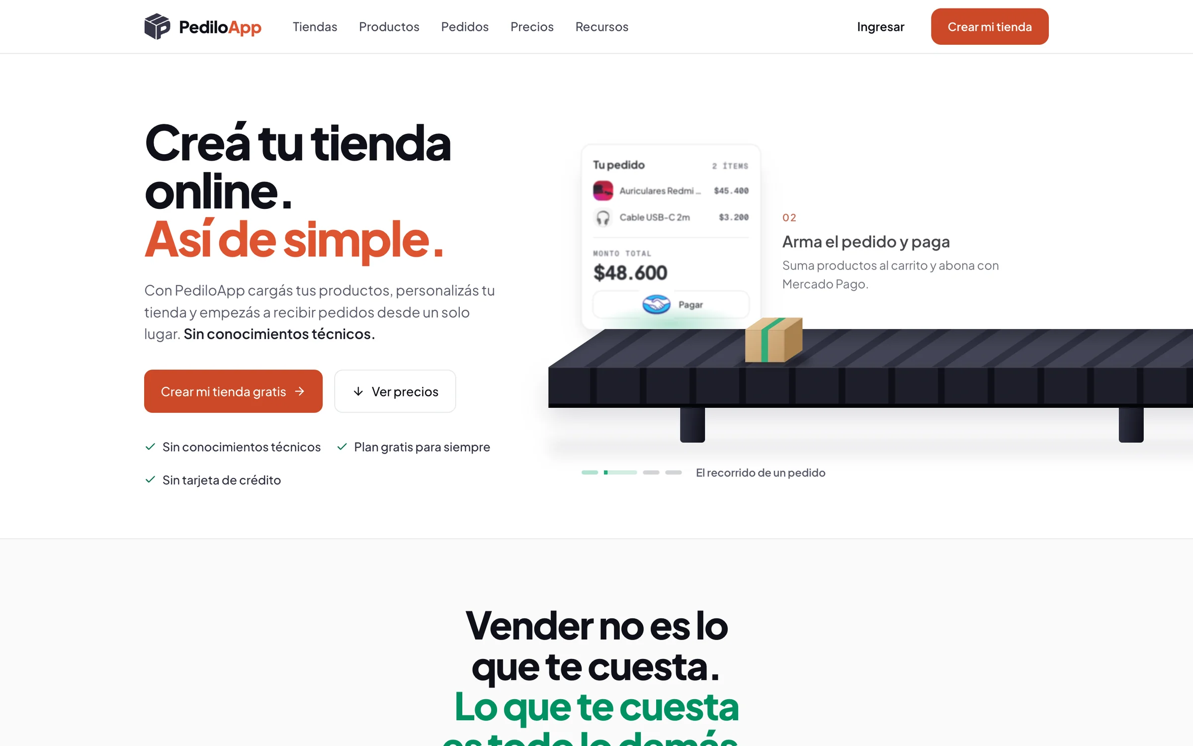 PediloApp — creá tu tienda online